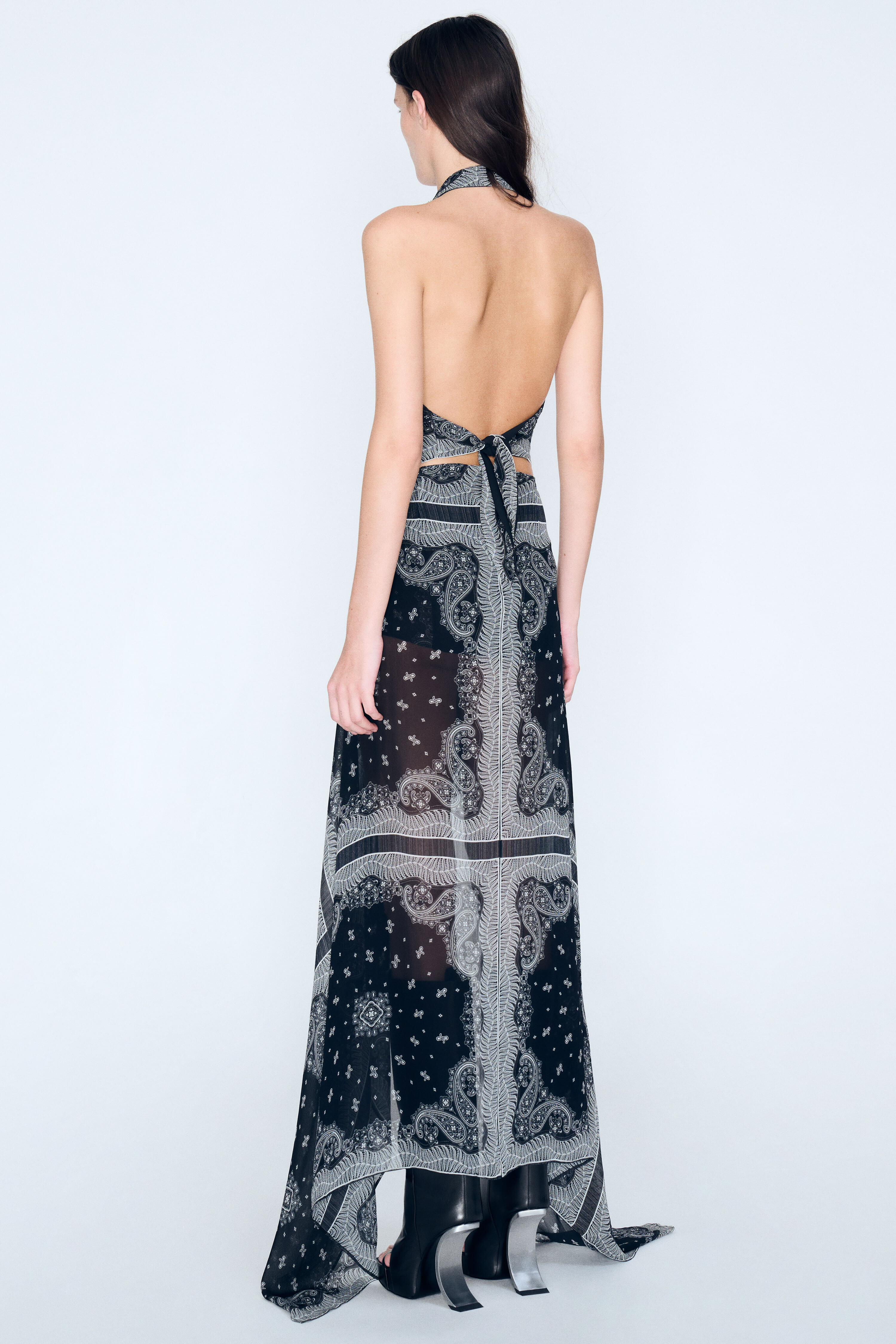 black bandana dress Chatham Dress Black Bandana Print Dizzy-Lizzie