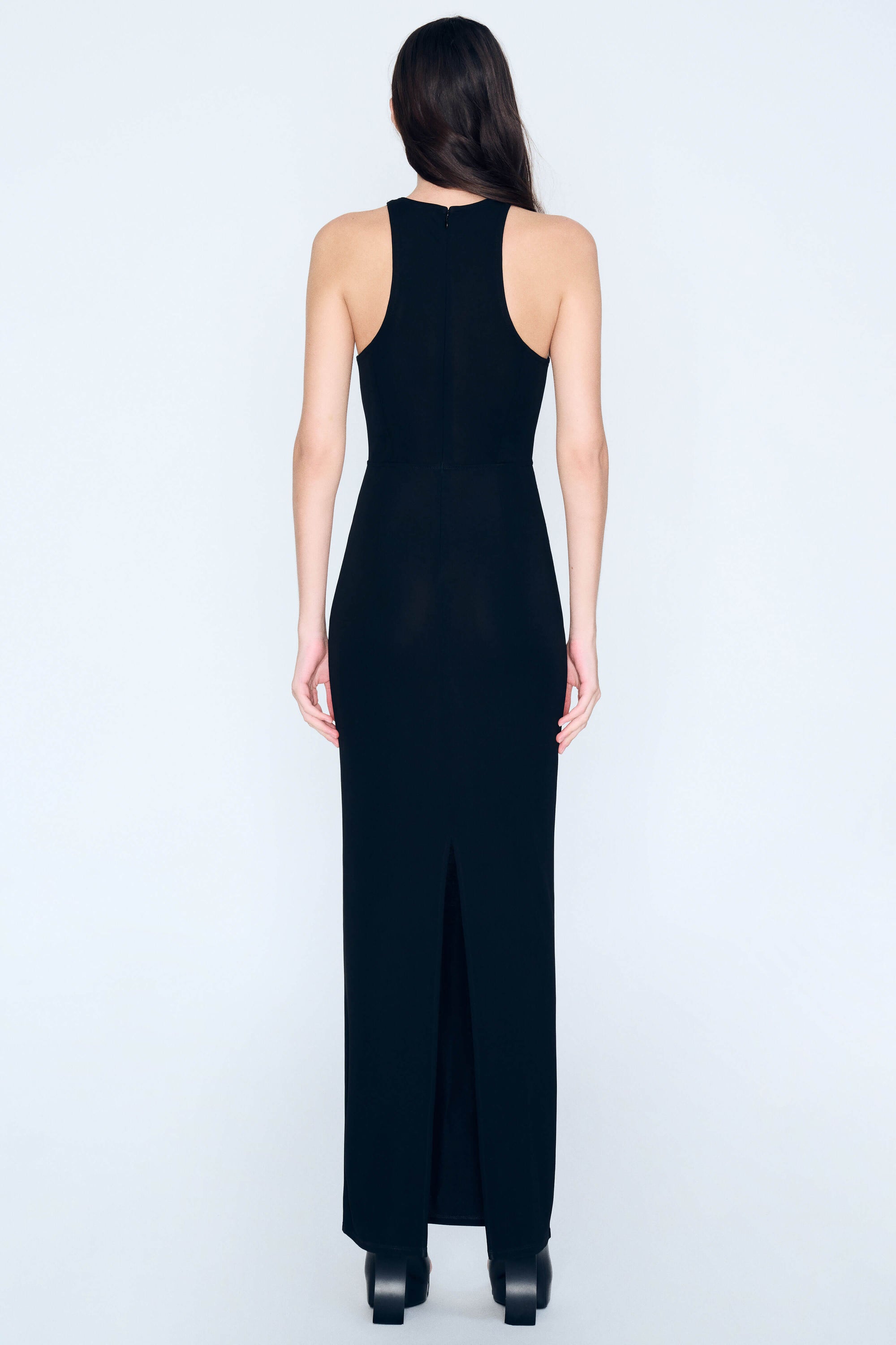 Wave Lace Evening Dress