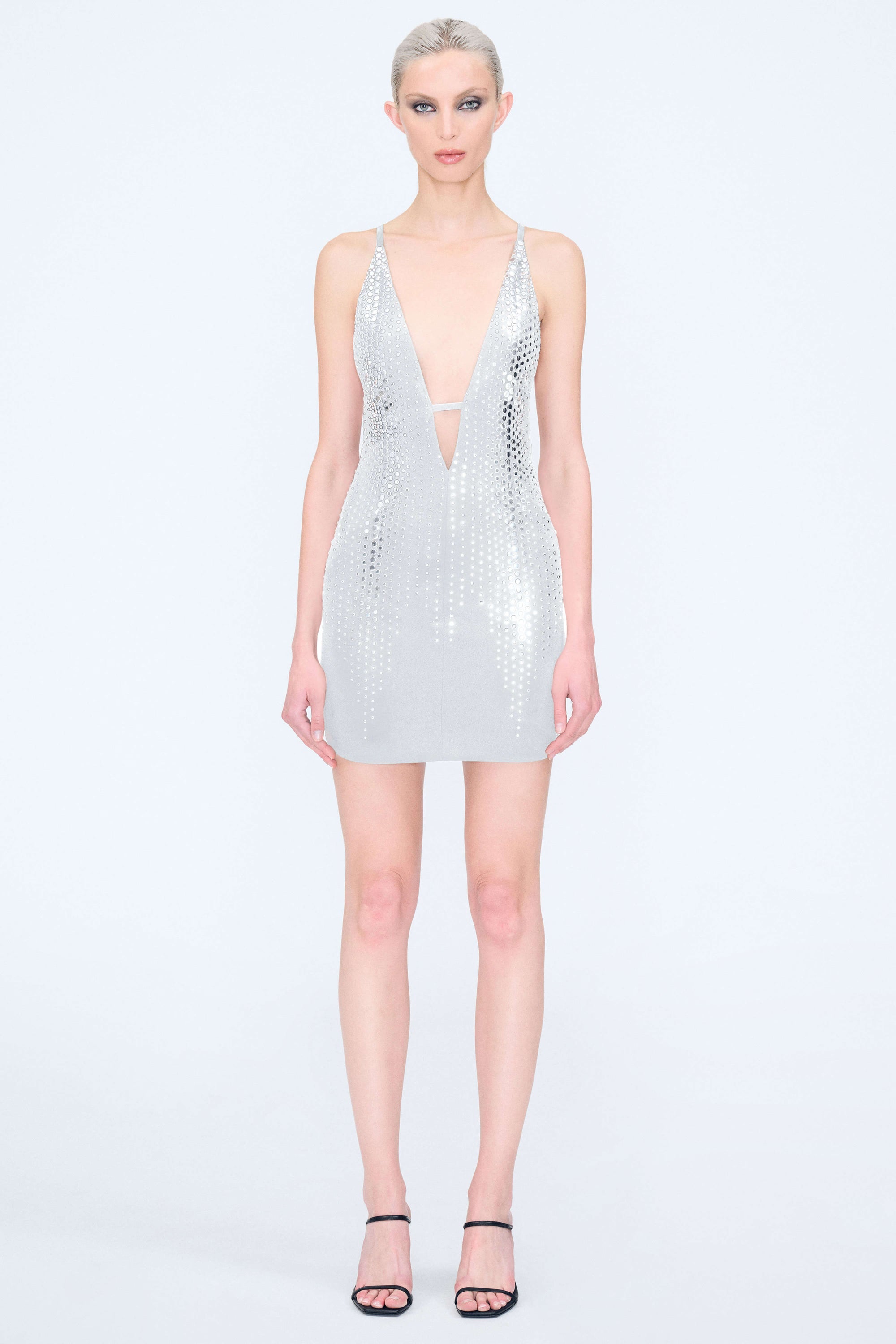 Gradient Studded Dress