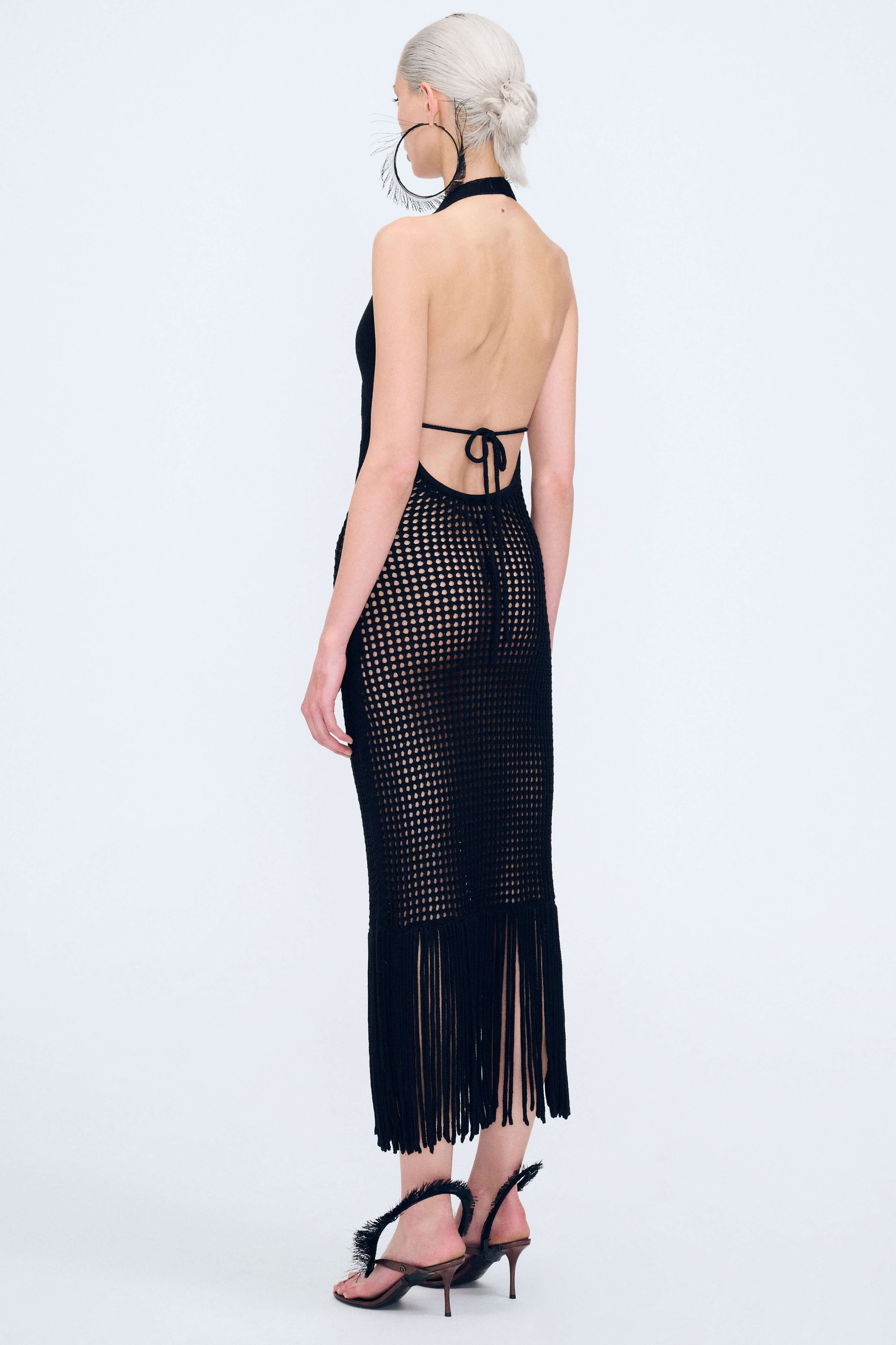 Double Two-Tone Fringe Dress