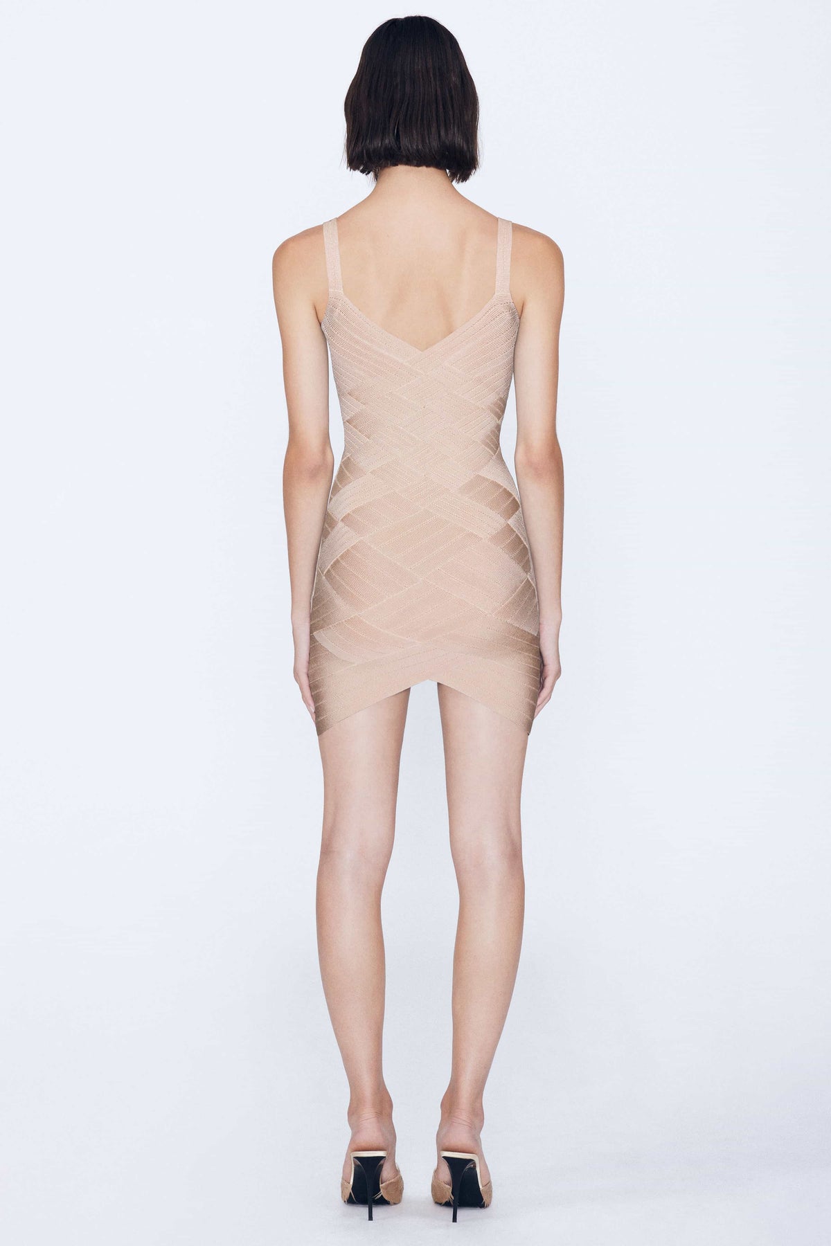 Bandage Weave Mini Dress