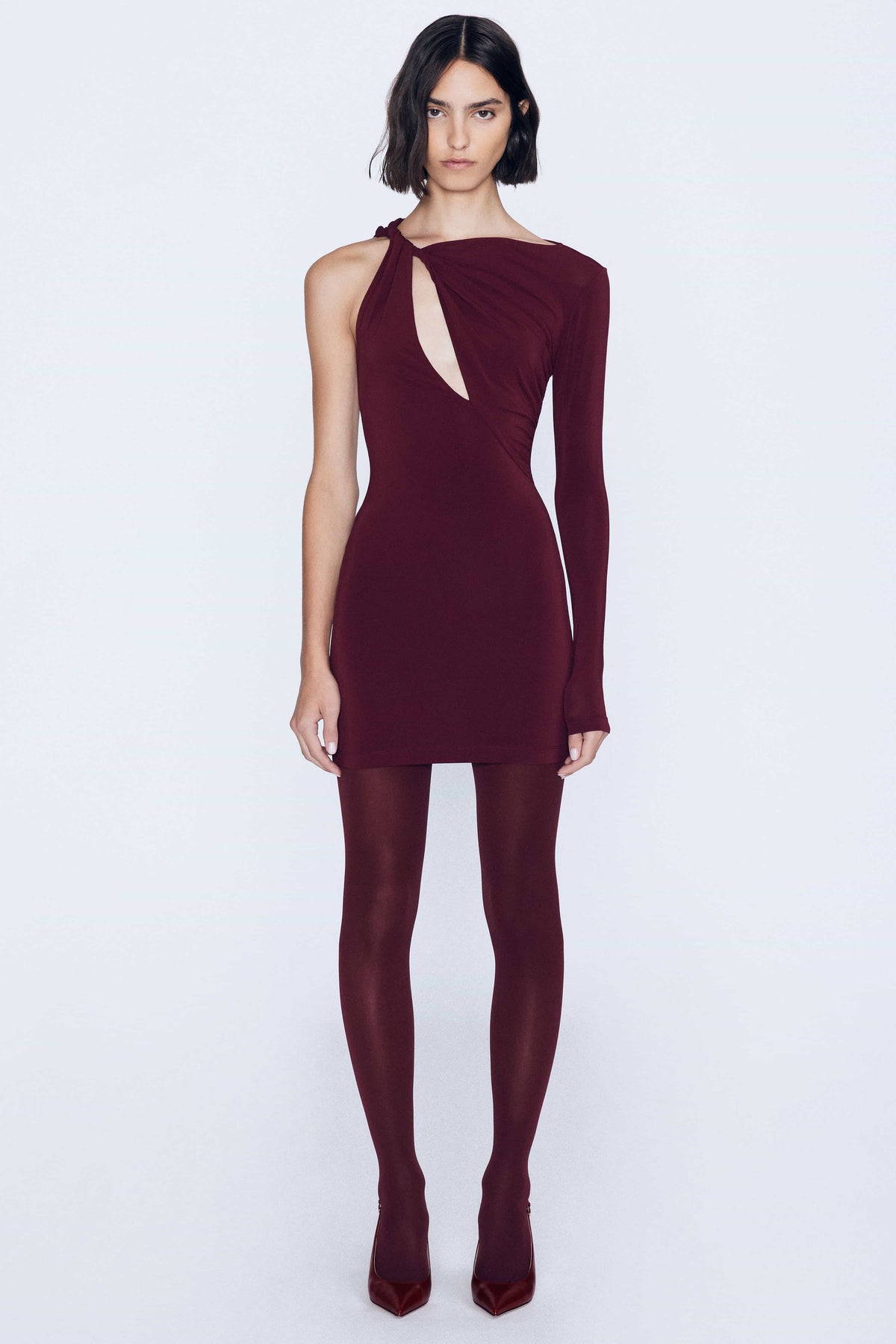 Lock Twist Mini Dress