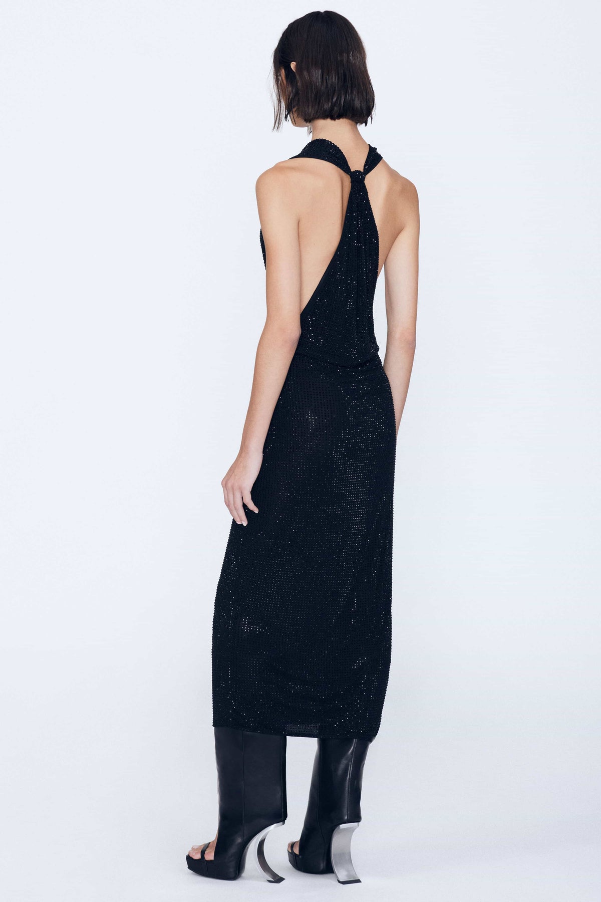 Product Gallery Media 4 Layered Cowl Dress