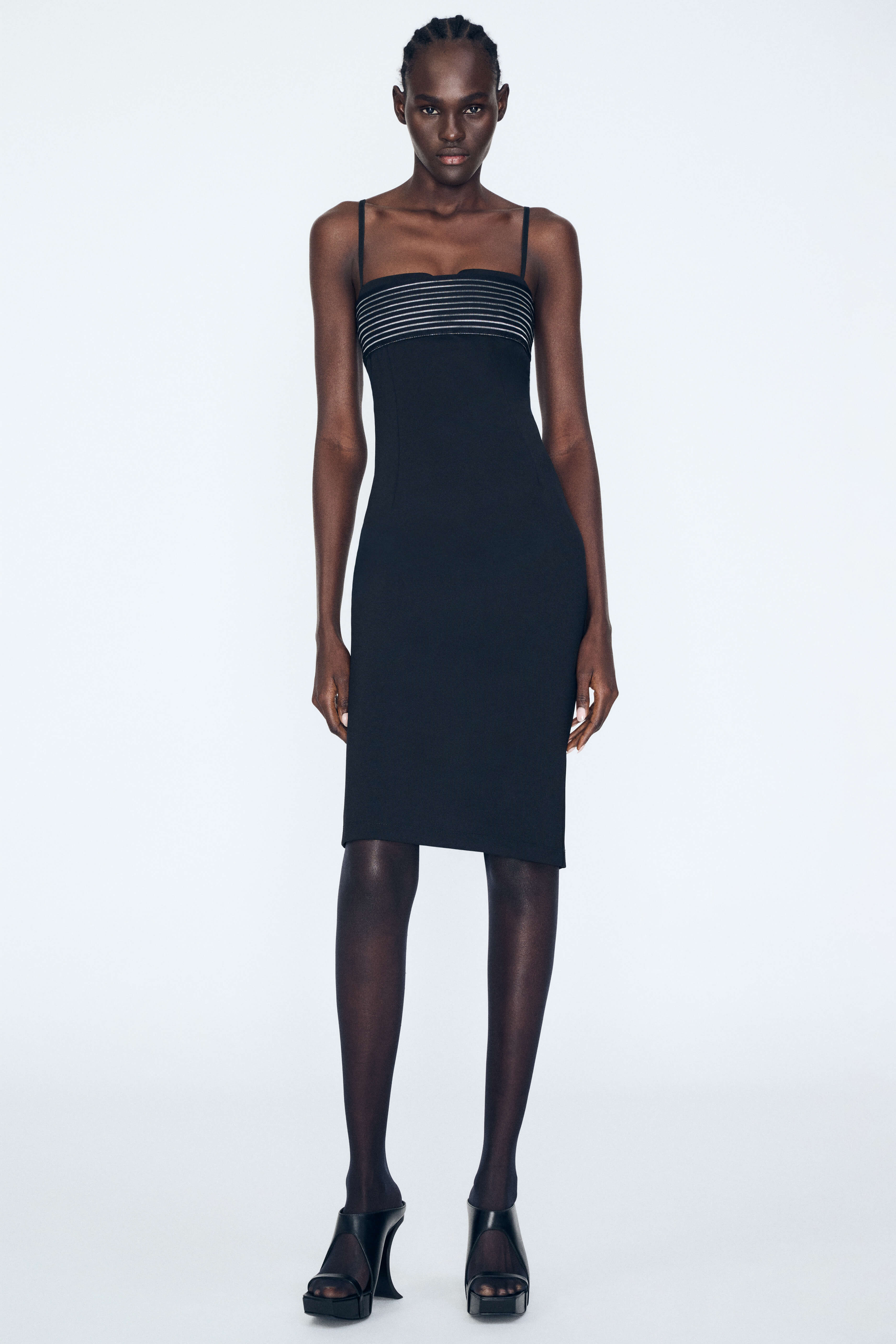 Brace Bra Dress Black | Haelo by Dion Lee – Haelo World