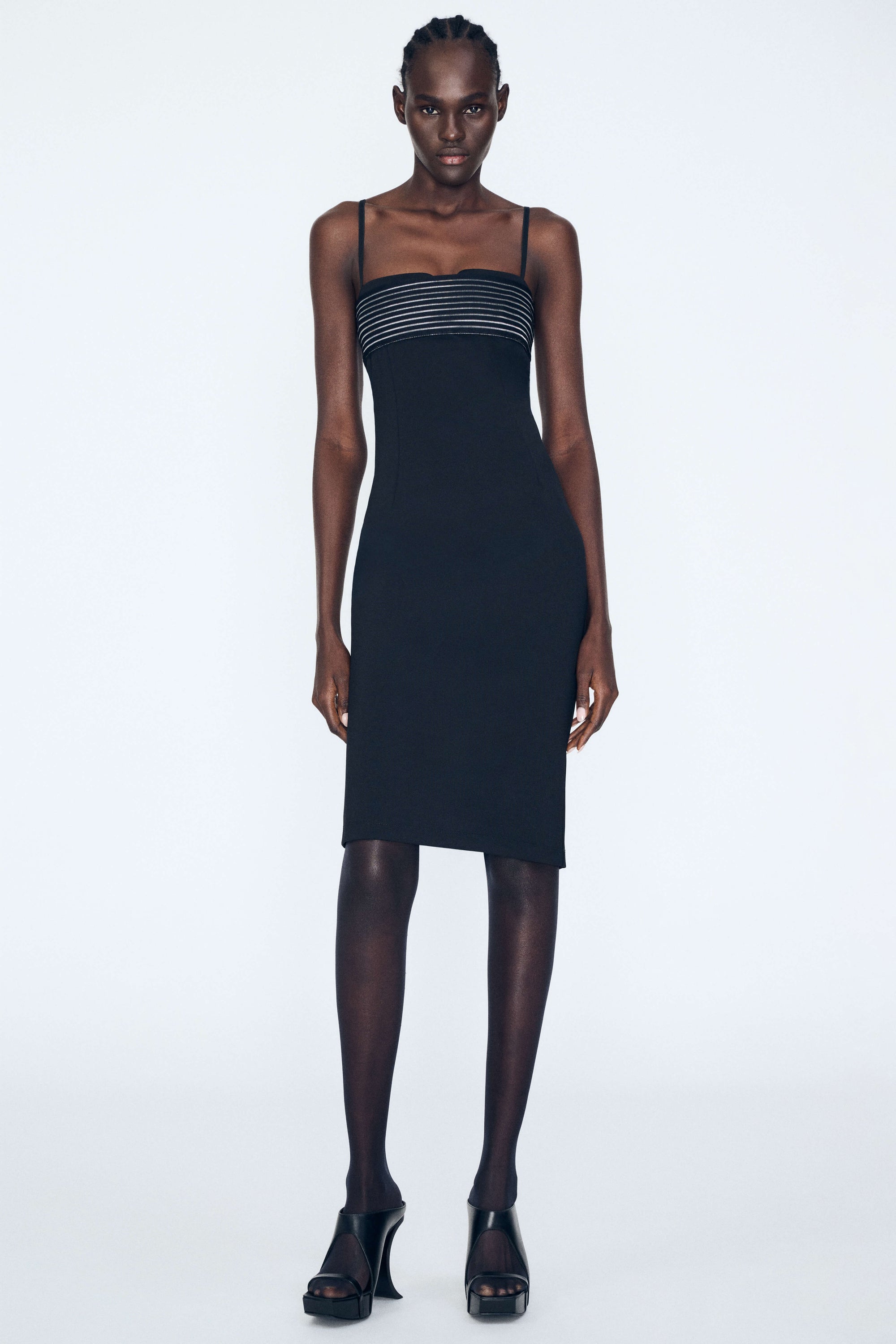 dion lee layered bra dress Dion Lee | Velvet Architrave Corset Mini Dress