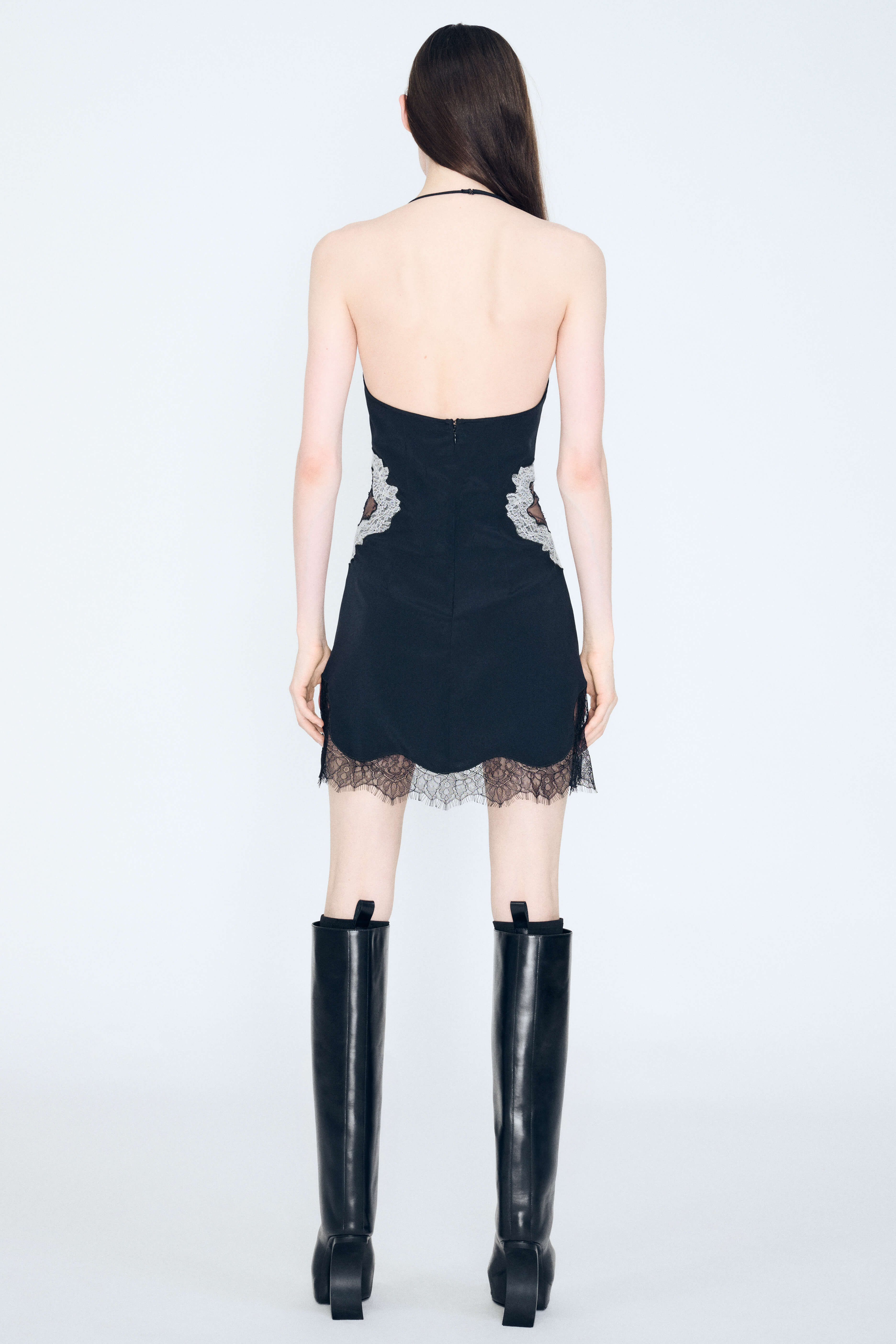 Product Gallery Media 3 Lace Collage Dress in Black