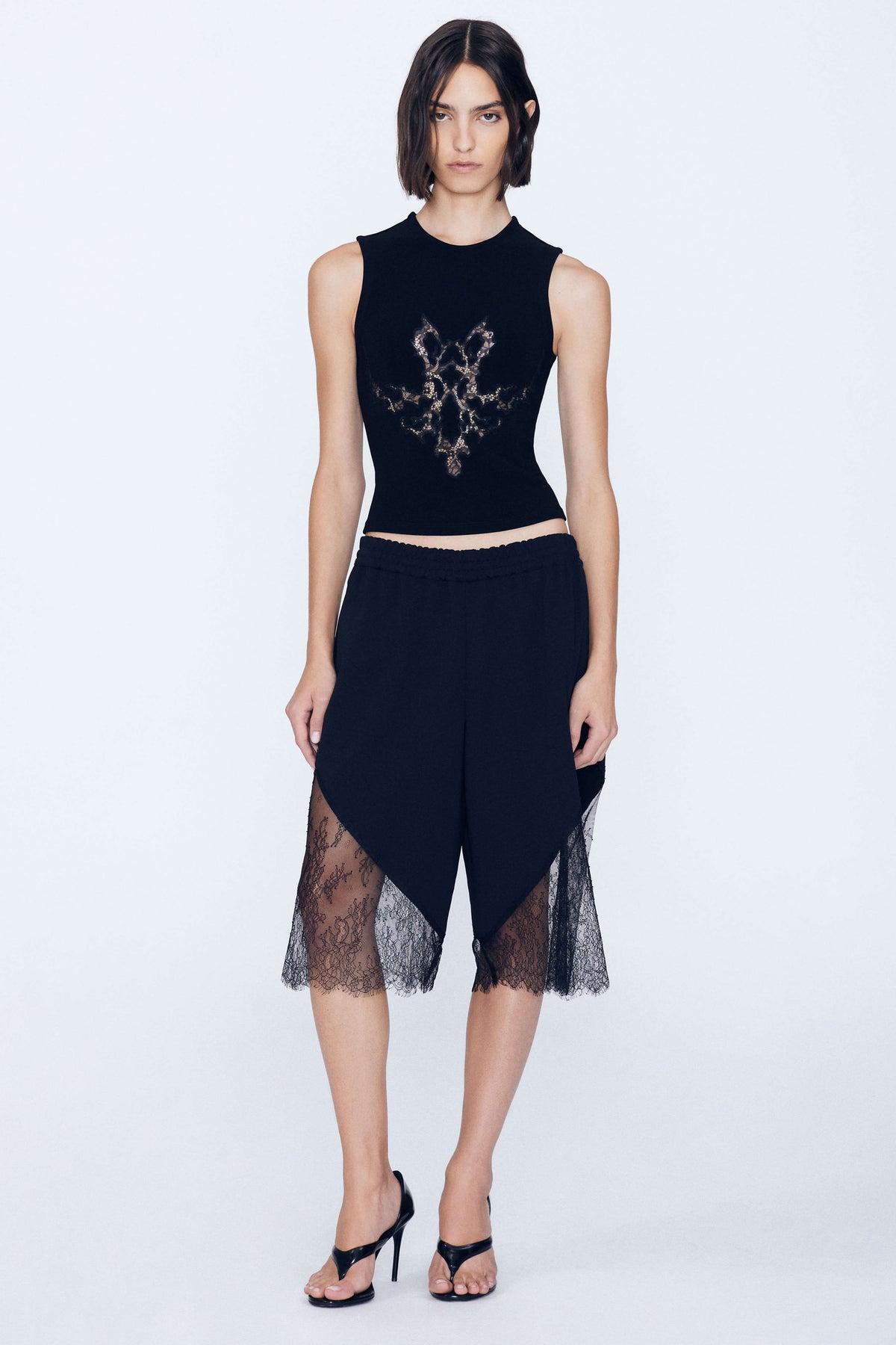 Lace Fade Track Short