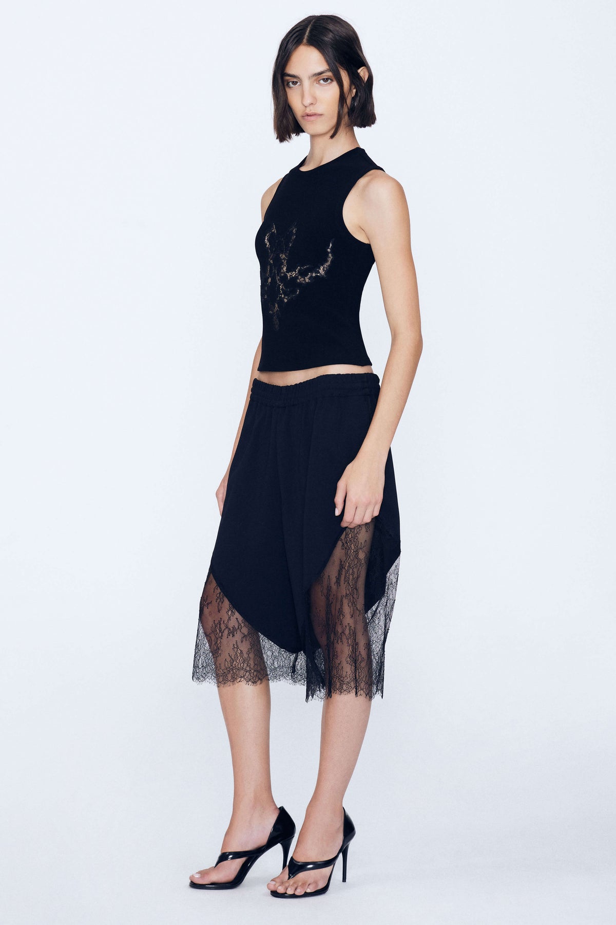 Lace Fade Track Short