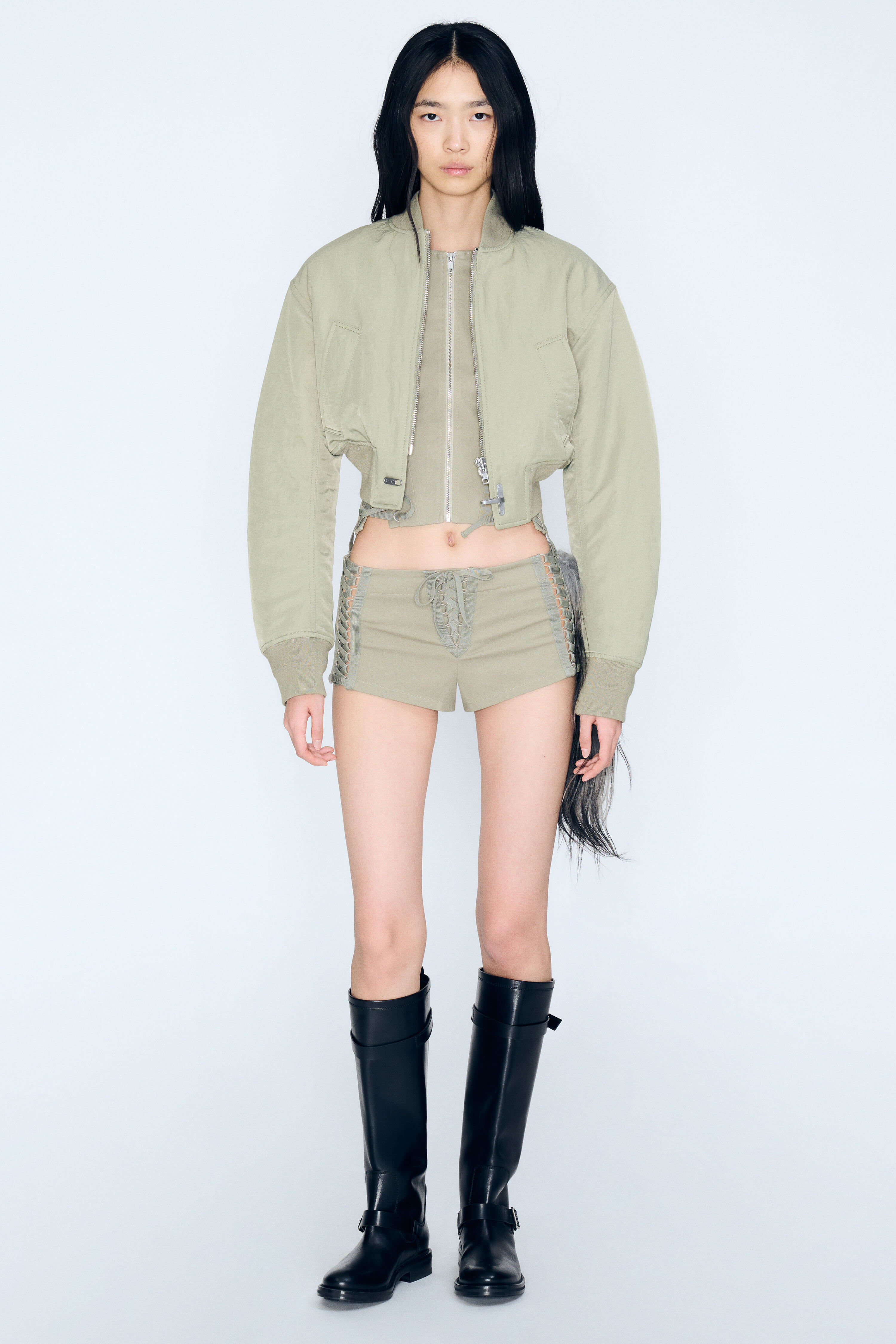 Product Gallery Media 1 Open Lace Up Micro Shorts