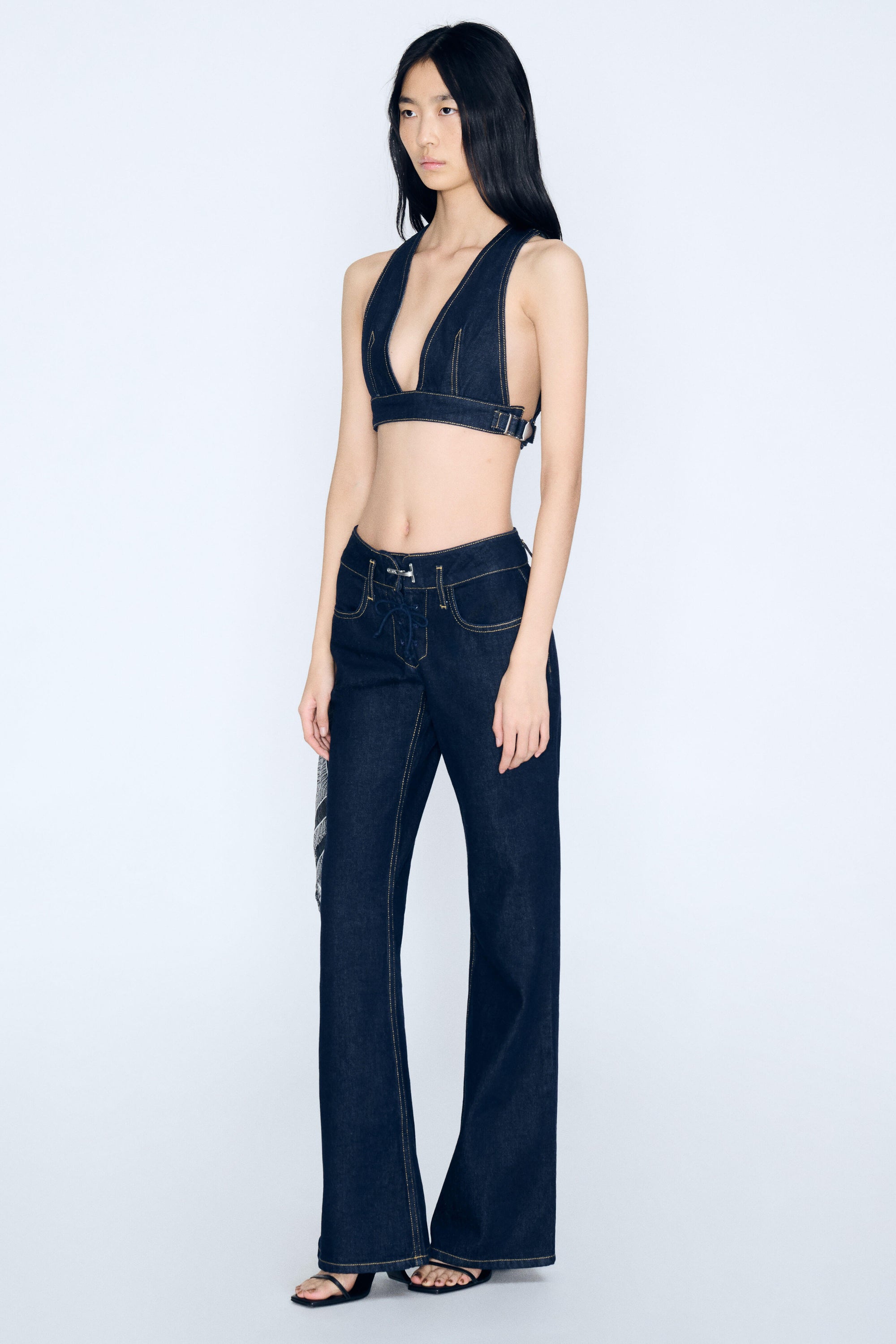 Low Waist Retro Jean in Indigo