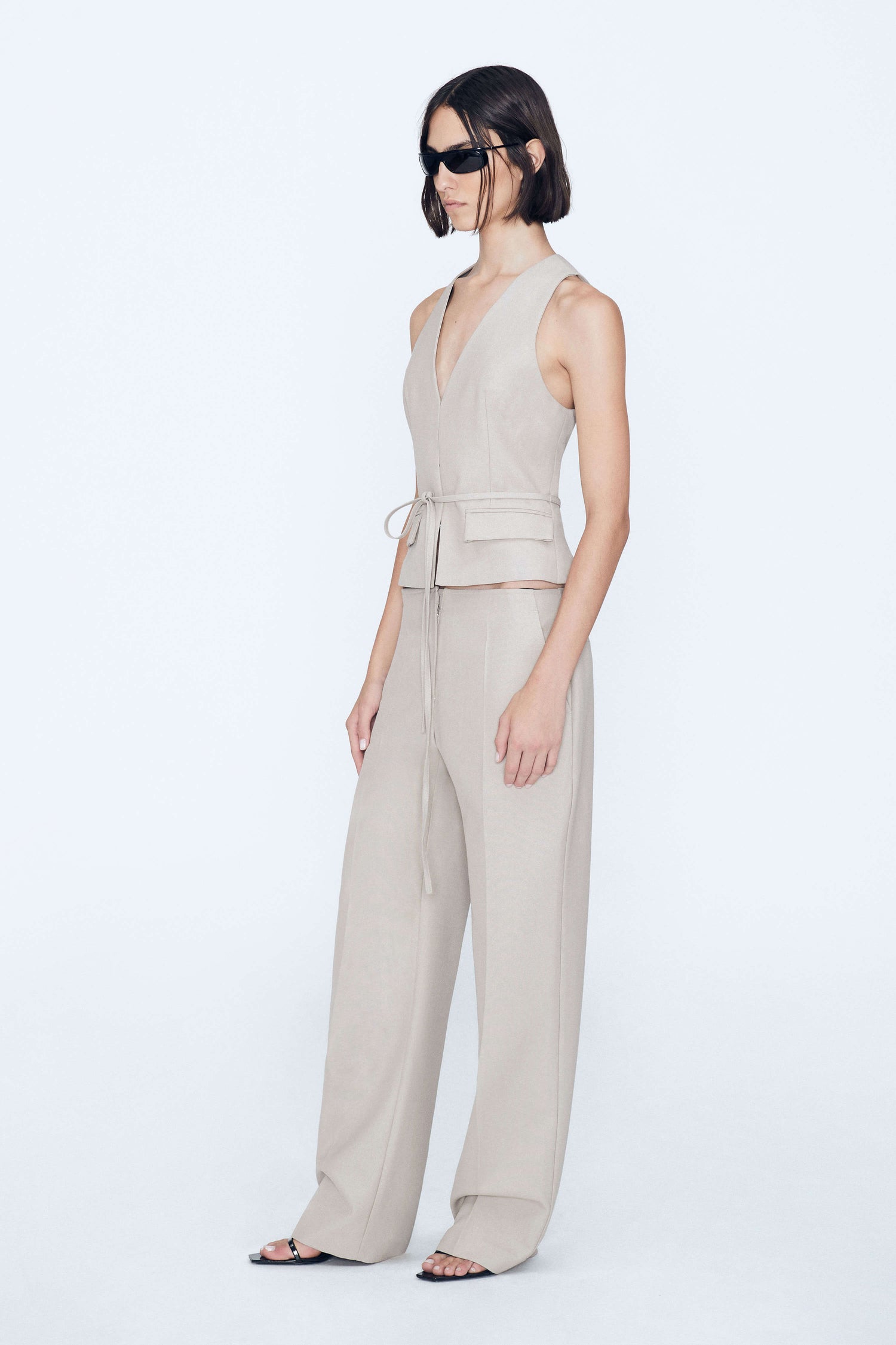 Straight Leg Trouser Front