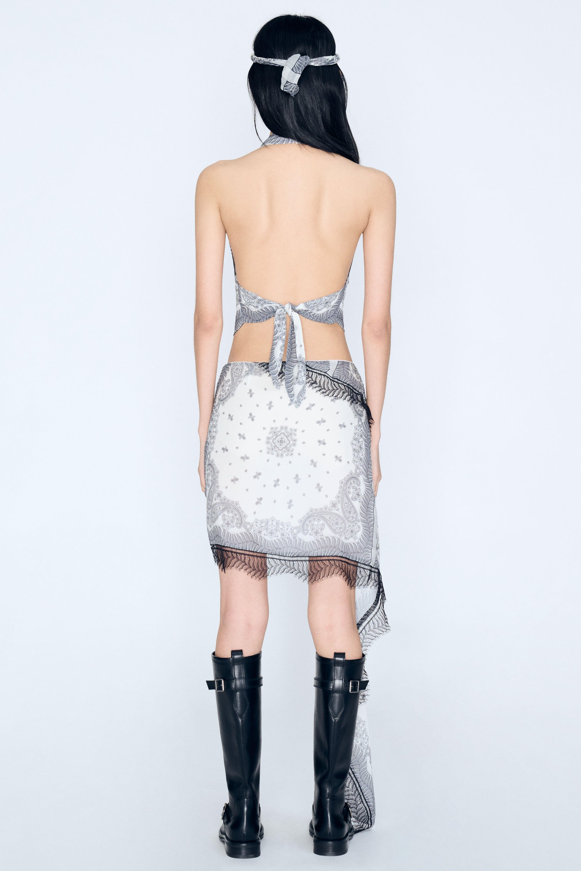 Spiral Bandana Skirt