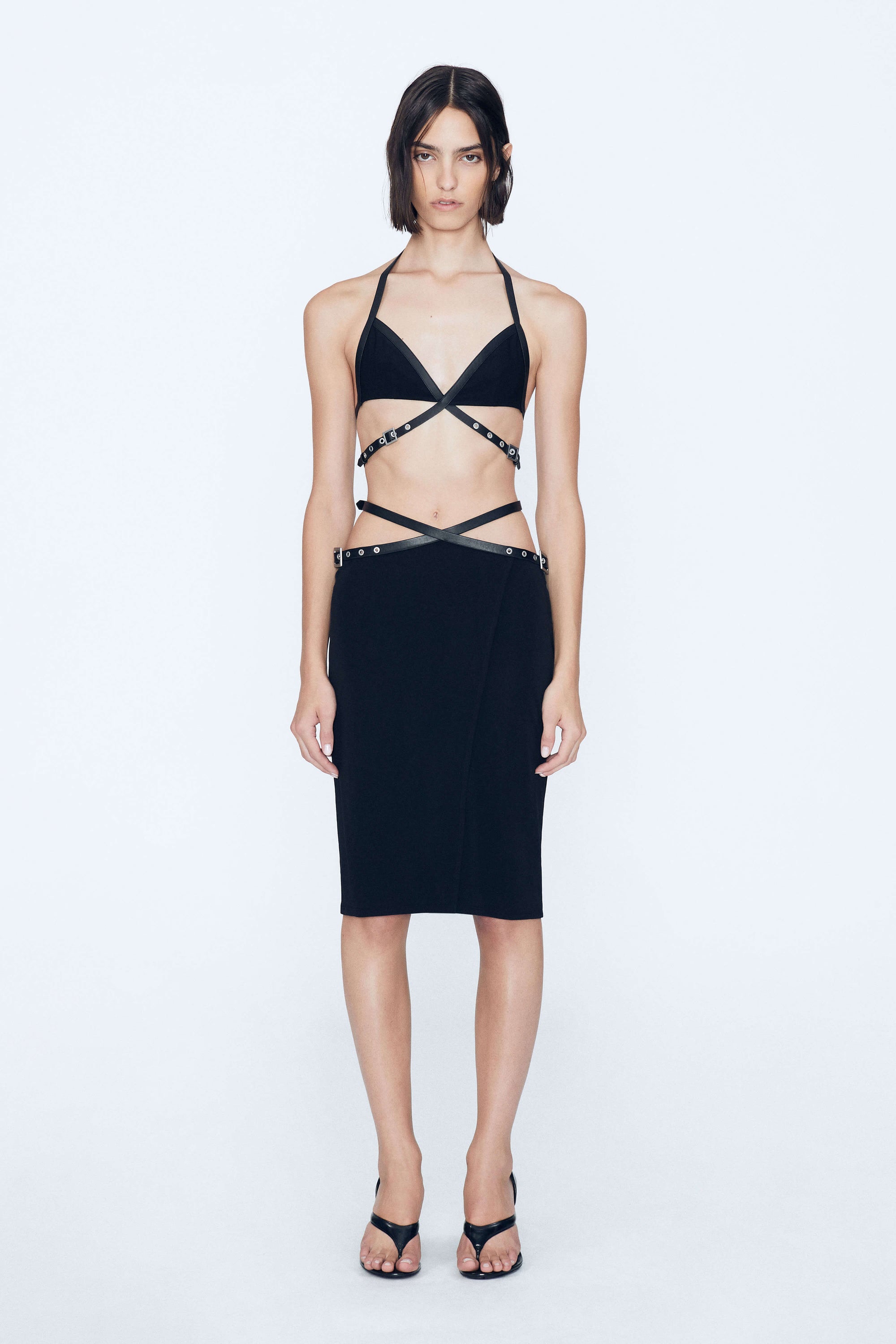 Belted Wrap Skirt