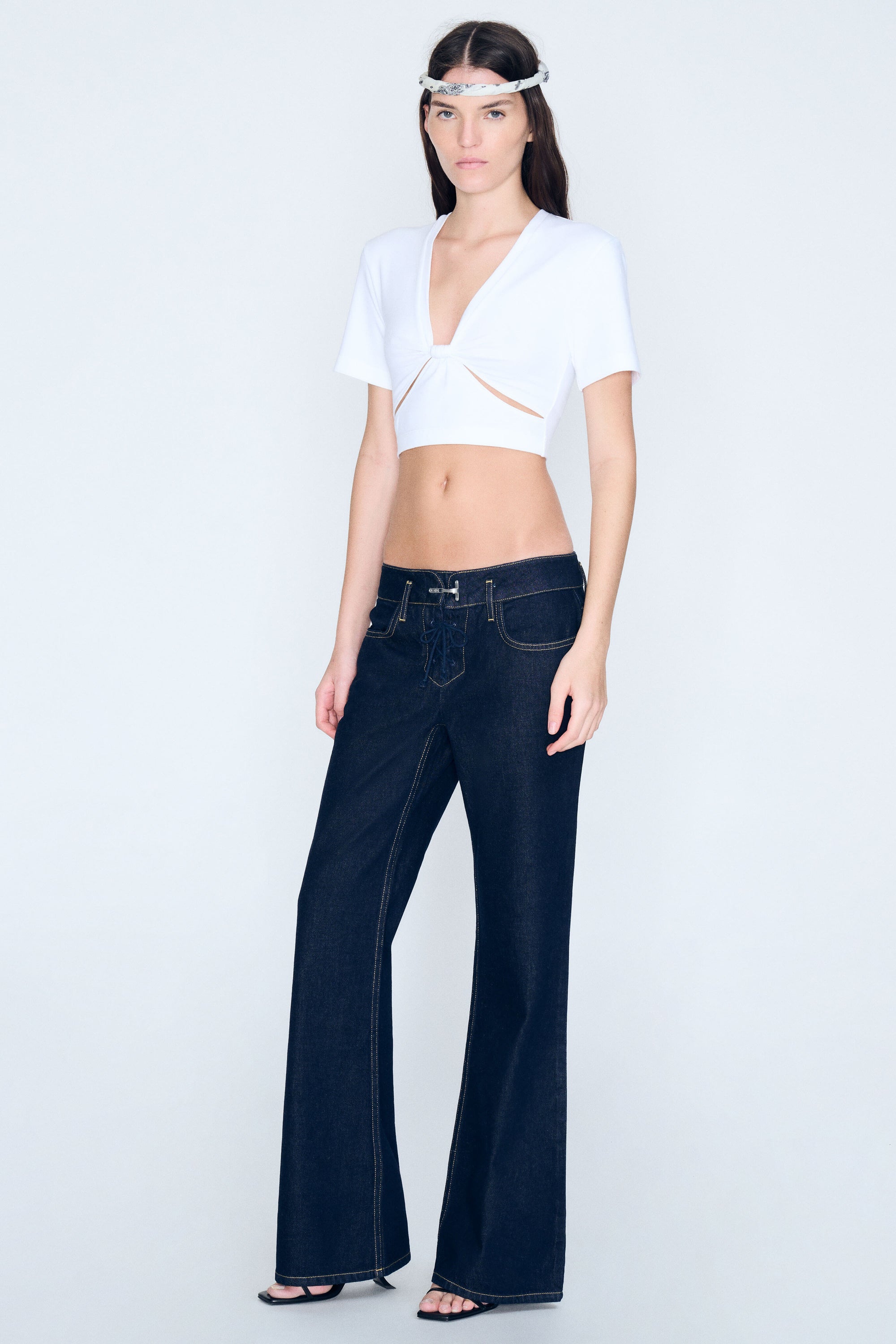 Twisted Tshirt in White