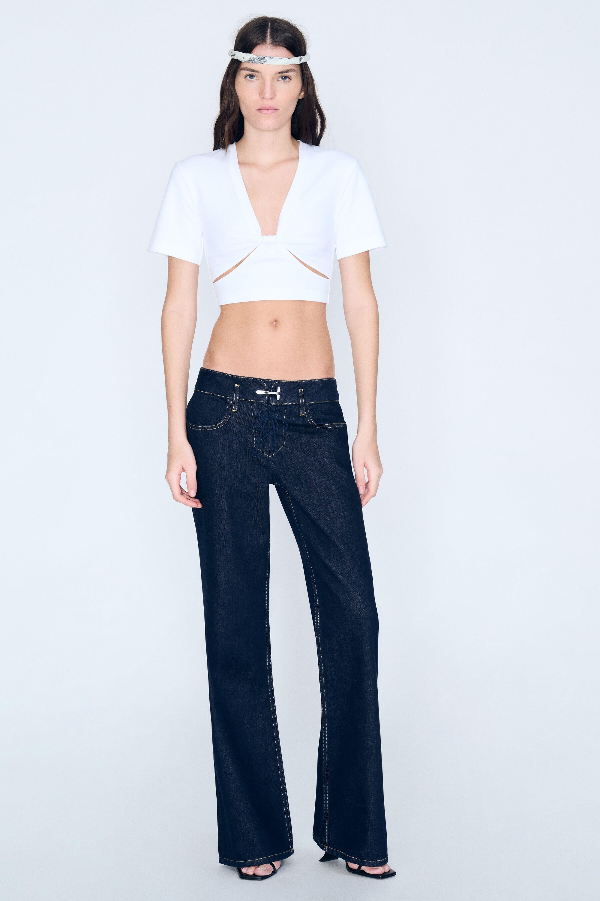 Twisted Tshirt in White