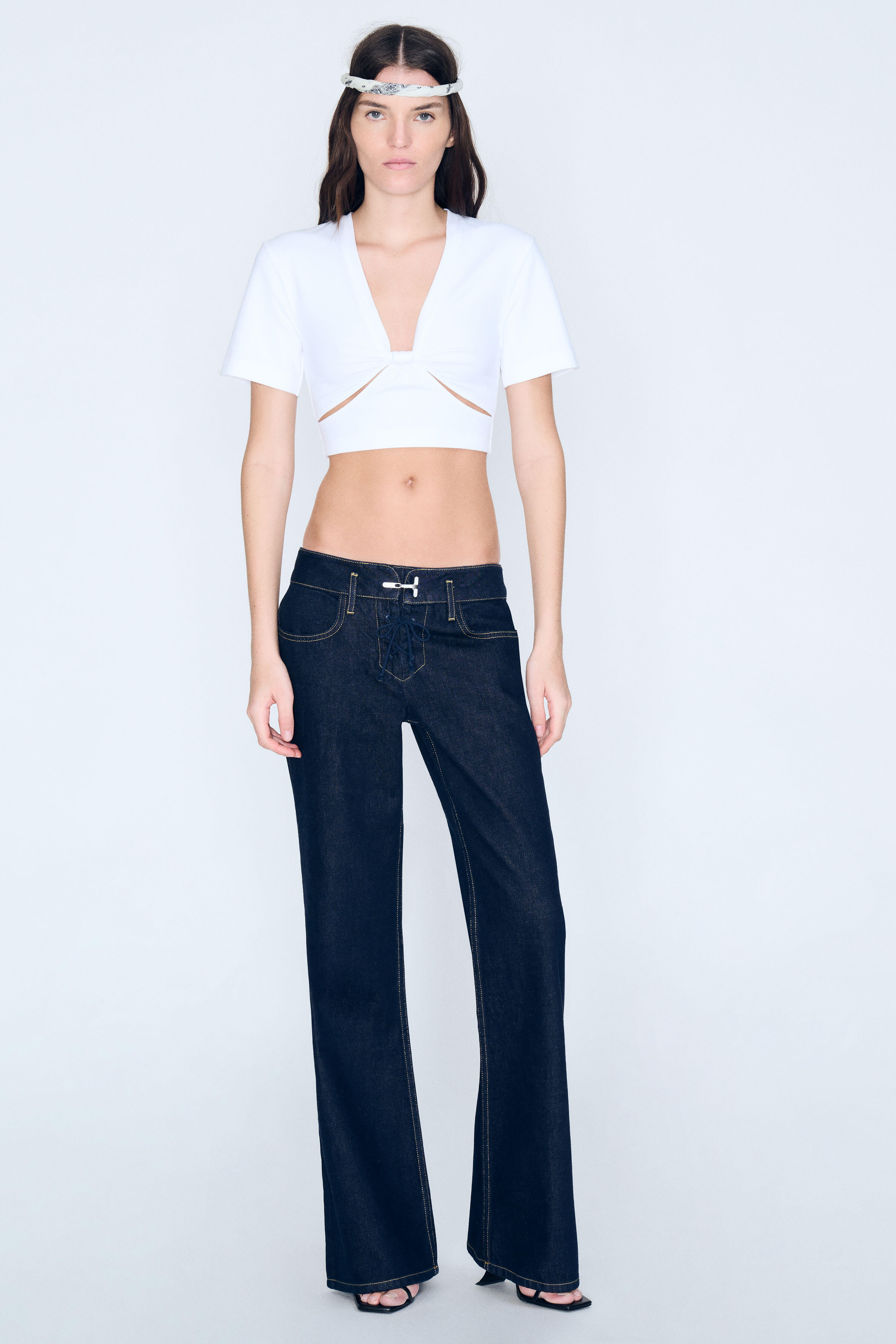 Product Gallery Media 1 Twisted Tshirt in White