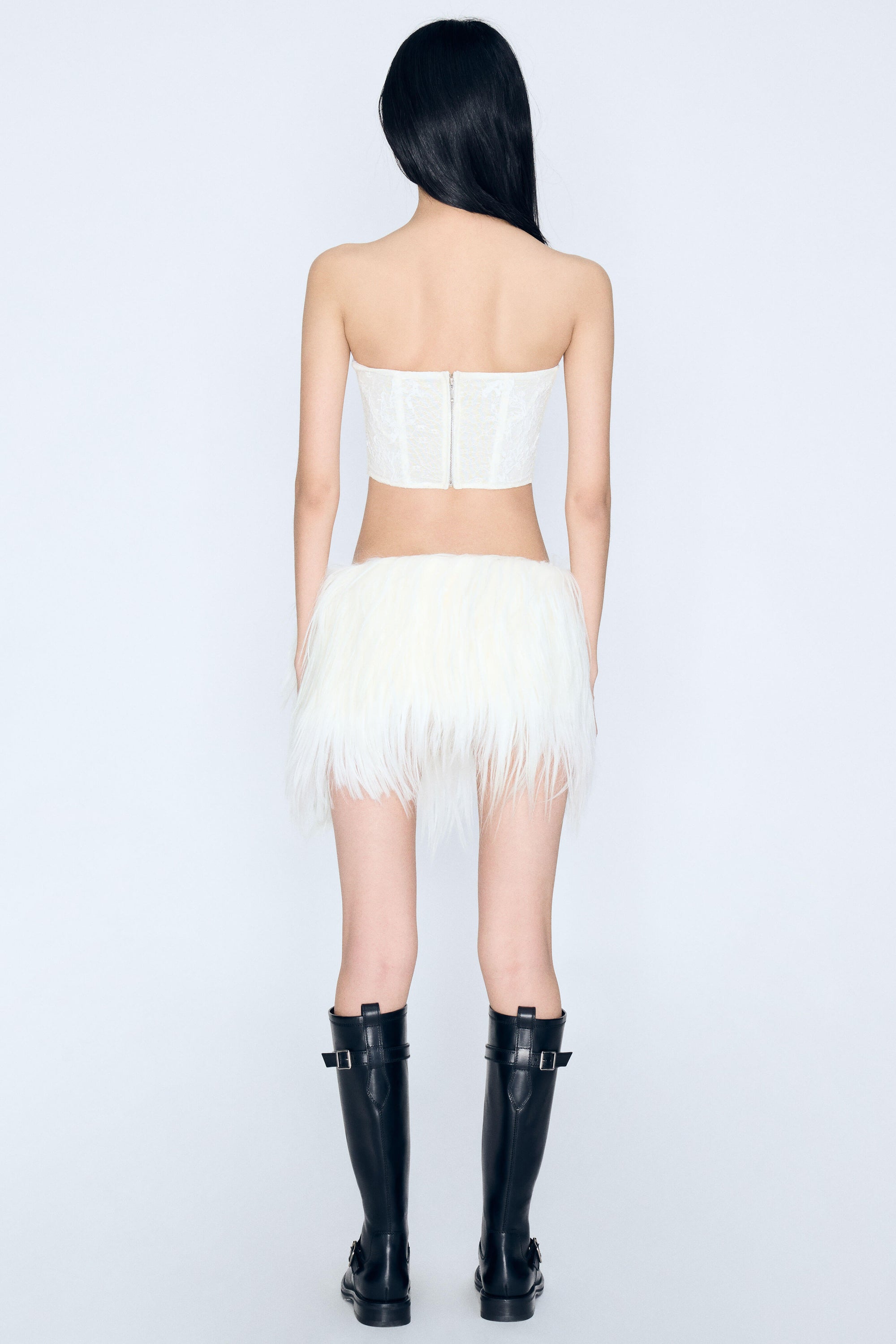 Feather Lace Corset