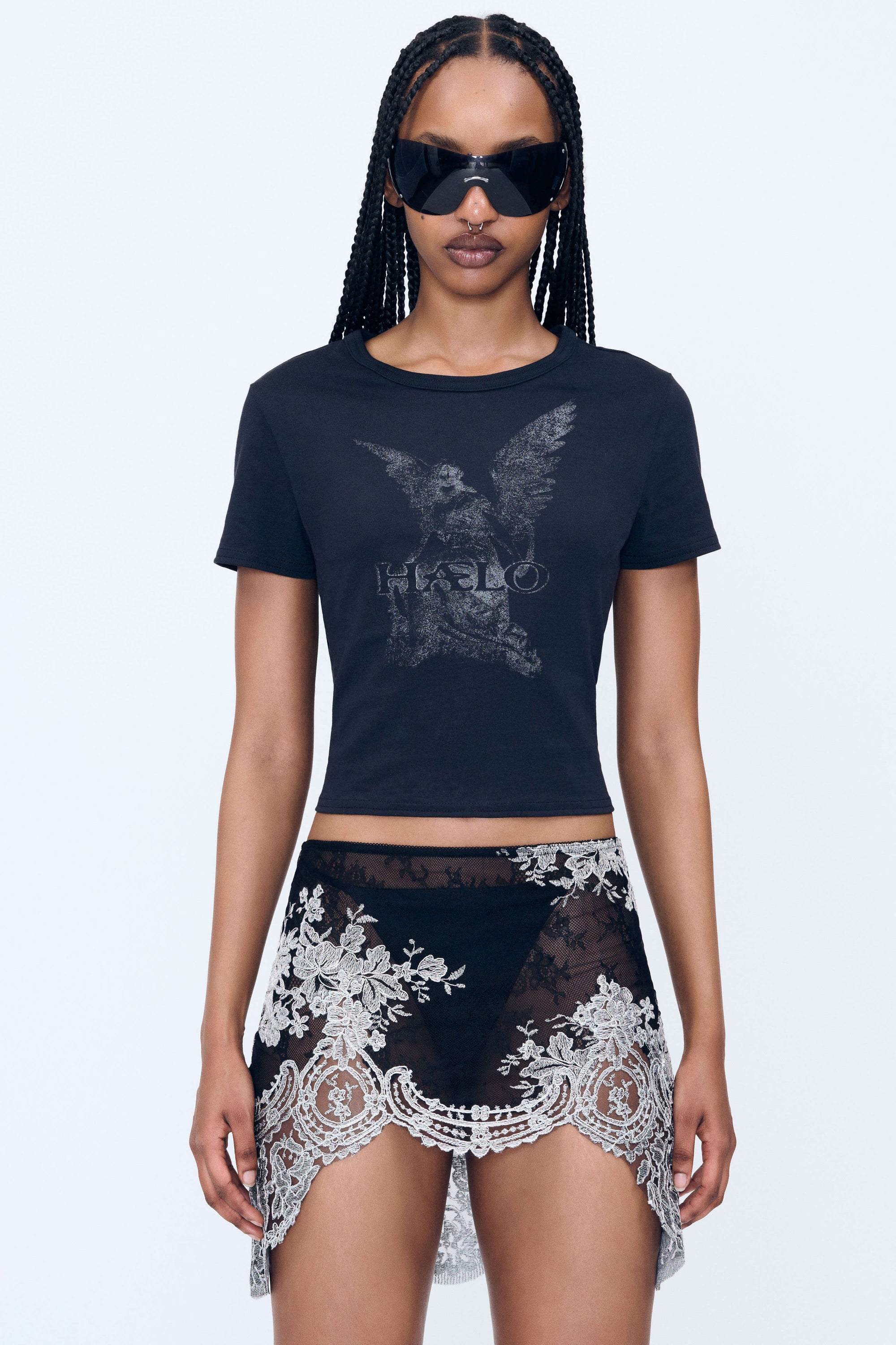 Angel Blur Baby Tee