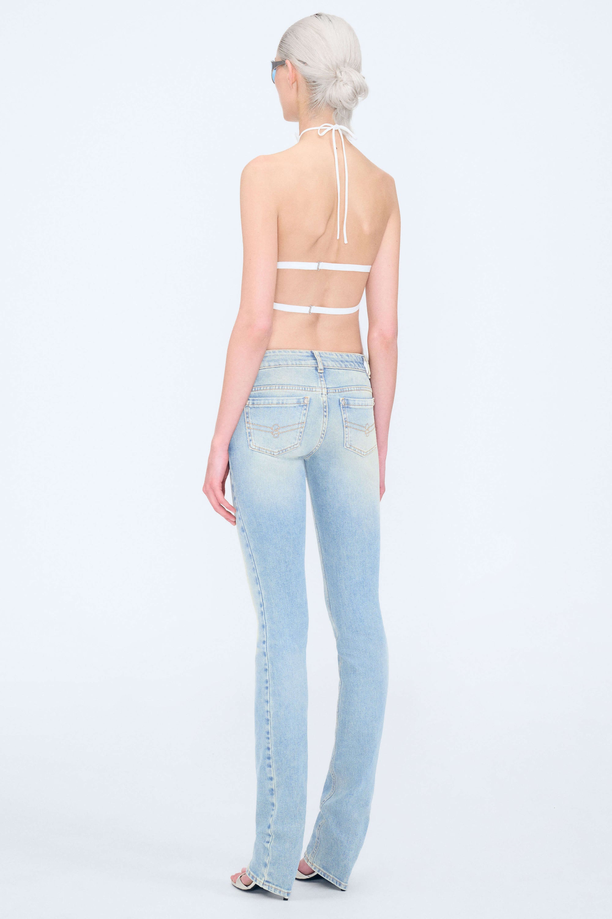 Halo Pleat Halter Top