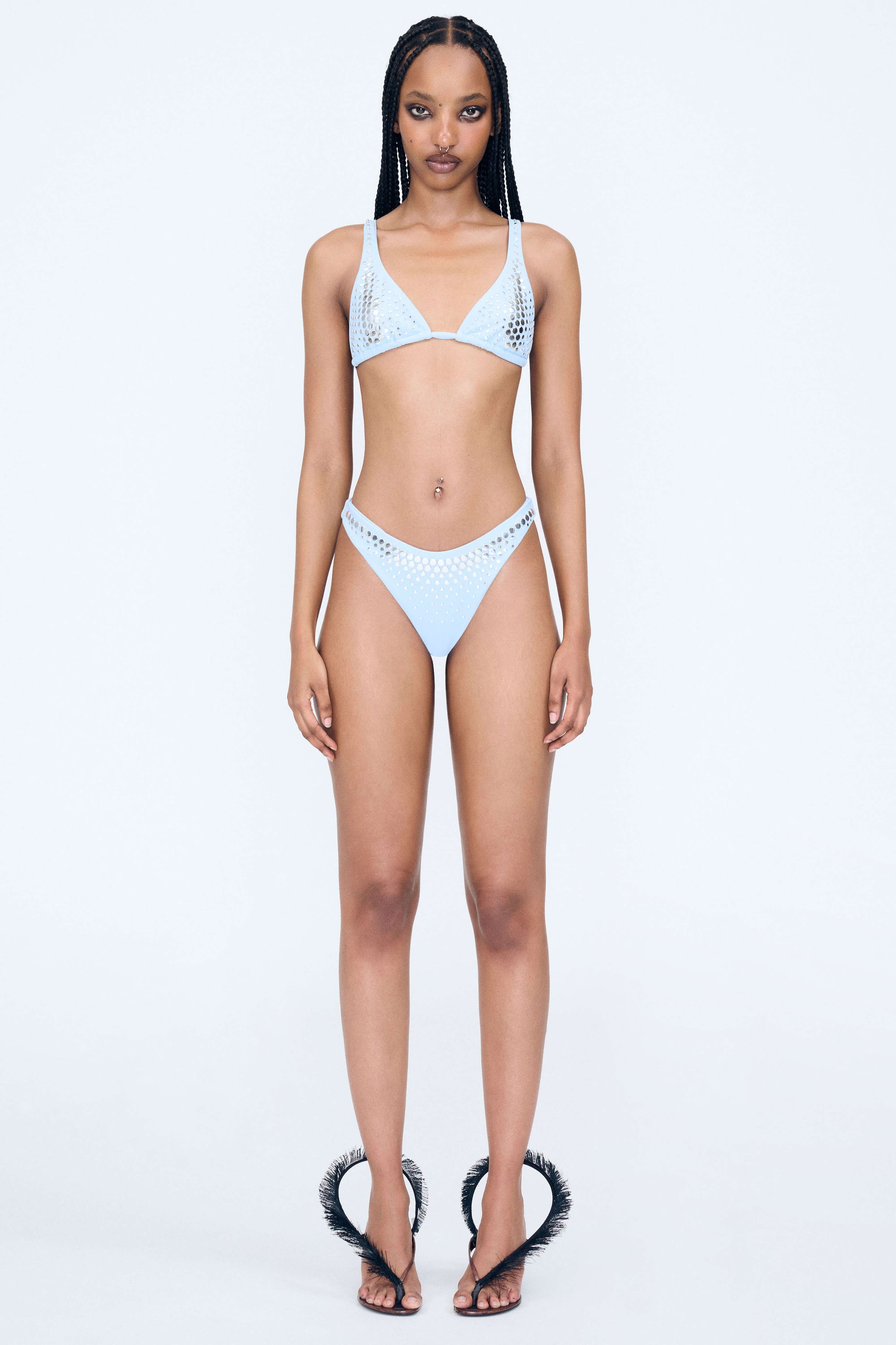 Studded Bikini Bottom